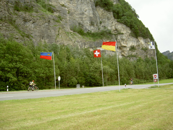 Föhnsturm bei Balzers (Liechtenstein)